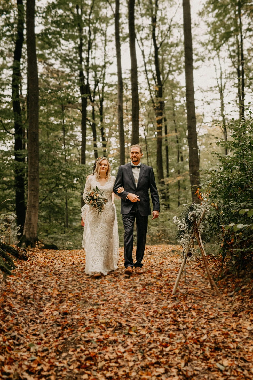 Hochzeitsfotografie - Waldhochzeit