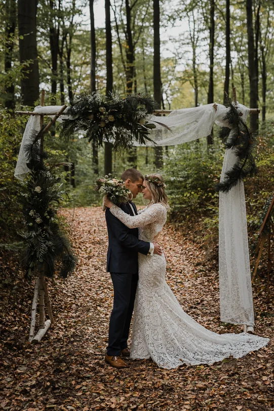 Hochzeitsfotografie - Waldhochzeit