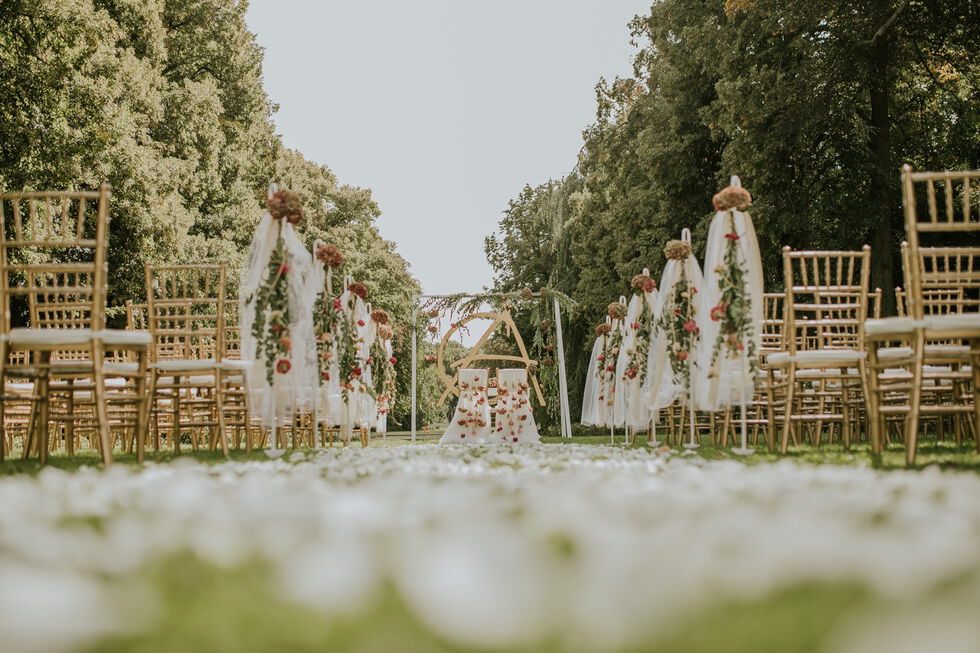 Open air wedding