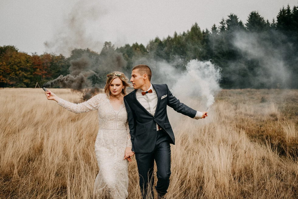 Hochzeitsfotografie - Waldhochzeit